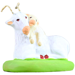 CHEVRE ET SON CHEVREAU 6CM DIDIER