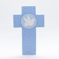 CROIX COLOMBE BLEU /12X7,5CM RDC