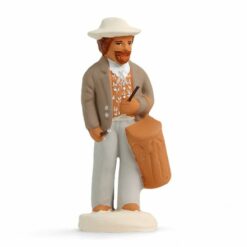 HOMME TAMBOURINAIRE ARTERRA 7CM BLANC