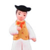 FLUTISTE GRATALOUP 8CM