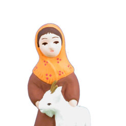 FEMME A LA CHEVRE GRATALOUP 8CM