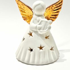 ANGE PLATRE LED AILES CUIVREES 8,5CM C