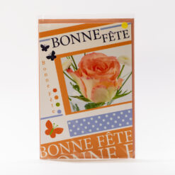 BONNE FETE ROSE PAPILLON