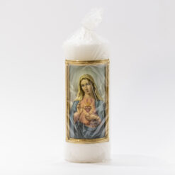 Bougie VIERGE SACRE COEUR 165X60MM 166590.028C