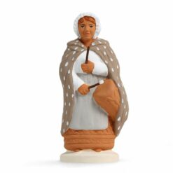 FEMME TAMBOURINAIRE ARTERRA 7CM BLANC