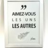 CADRE AIMEZ VOUS AVM 26,5x20,7CM