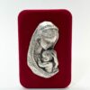 CADRE/CHEVALET VELOURS ROUGE SILH METAL VIERGE ENFANT PT