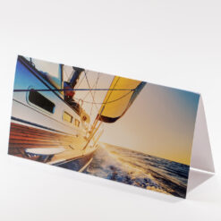 CARTE 21X10,5CM VOILIER