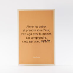 CARTE AIMER LES AUTRES ET PRENDRE SOIN D'EUX