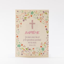 CARTE BAPTEME JE SUIS AVEC TOI MDV SGC-31C023