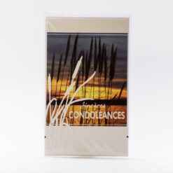 CARTE CONDOLEANCES ROSEAUX 2640B