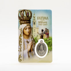 CARTE PRIERE FATIMA 100 ANS C2118