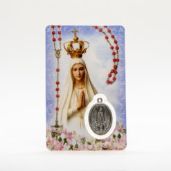 CARTE PRIERE MYSTERE DU ST ROSAIRE FATIMA C242