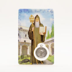 CARTE PRIERE SAINT BENOIT C217
