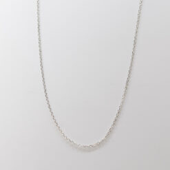 CHAINE EN ARGENT MAILLE FORCAT 45CM
