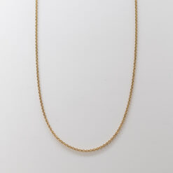 CHAINE PLAQUE OR FORCAT 45CM PT