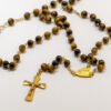 CHAPELET OEIL DE TIGRE DORE PR