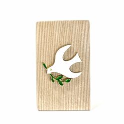 CHEVALET BOIS COLOMBE EMAIL 6,5CM PT