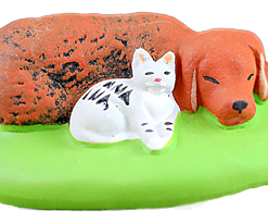 CHIEN ET CHAT 6/7CM DIDIER