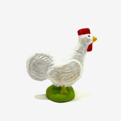 COQ BLANC 10CM DIDIER