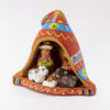 CRECHE GROTTE PERUVIENNE BONNET 6CM PT 680.003.6340