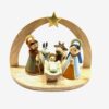 CRECHE STE FAMILLE BOIS + DECOR BOIS+ANE BOEUF RDC  730RDC