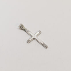 CROIX ARGENT FANTAISIE MATE BRILLANT 2CM PT 125.159.5980