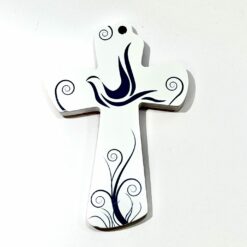 CROIX BOIS BLANC COLOMBE 9X12CM S