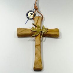 CROIX OLIVIER AVEC COLOMBE BRONZE PT 411.BCOL.6012
