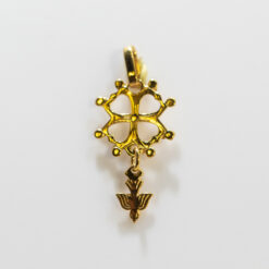 CROIX PLAQUE OR HUGUENOTE 20X10MM PT