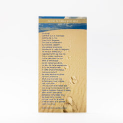 CARTE JE NE TE LAISSE PAS SEUL+ ENVELOPPE 160001