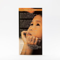 CARTE PRIERE D UN ENFANT+ENVELOPPE