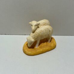DOUBLE  MOUTON POUR 12CM CRECHE PIERACCINI