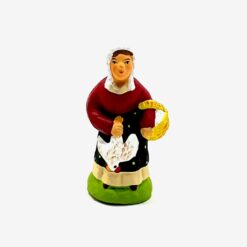 FEMME A LA POULE 4CM DIDIER