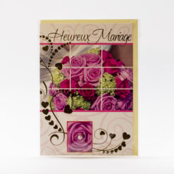 HEUREUX MARIAGE ROSE PERLE