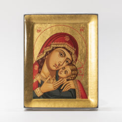 ICONE VIERGE KORSUN F.MAIN CREUX 13X11CM PT