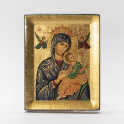 ICONE VIERGE PERPETUELLE / ENFANT 13X11CM PT