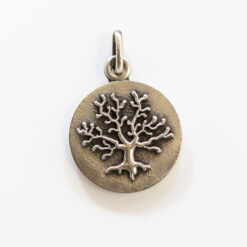 MEDAILLE ARBRE DE VIE ARGENT 18MM BV