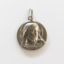 MÉDAILLE ARGENT CHRIST 18MM PT