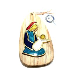 MEDAILLON BOIS VIERGE ENFANT 13CM PT 425.215.OL.E455