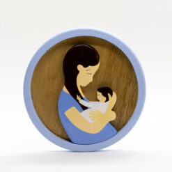 MEDAILLON BOIS VIERGE ENFANT RDC