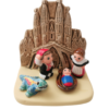 MINI CRECHE DU MONDE CERAMIQUE BARCELONE 8X7CM L