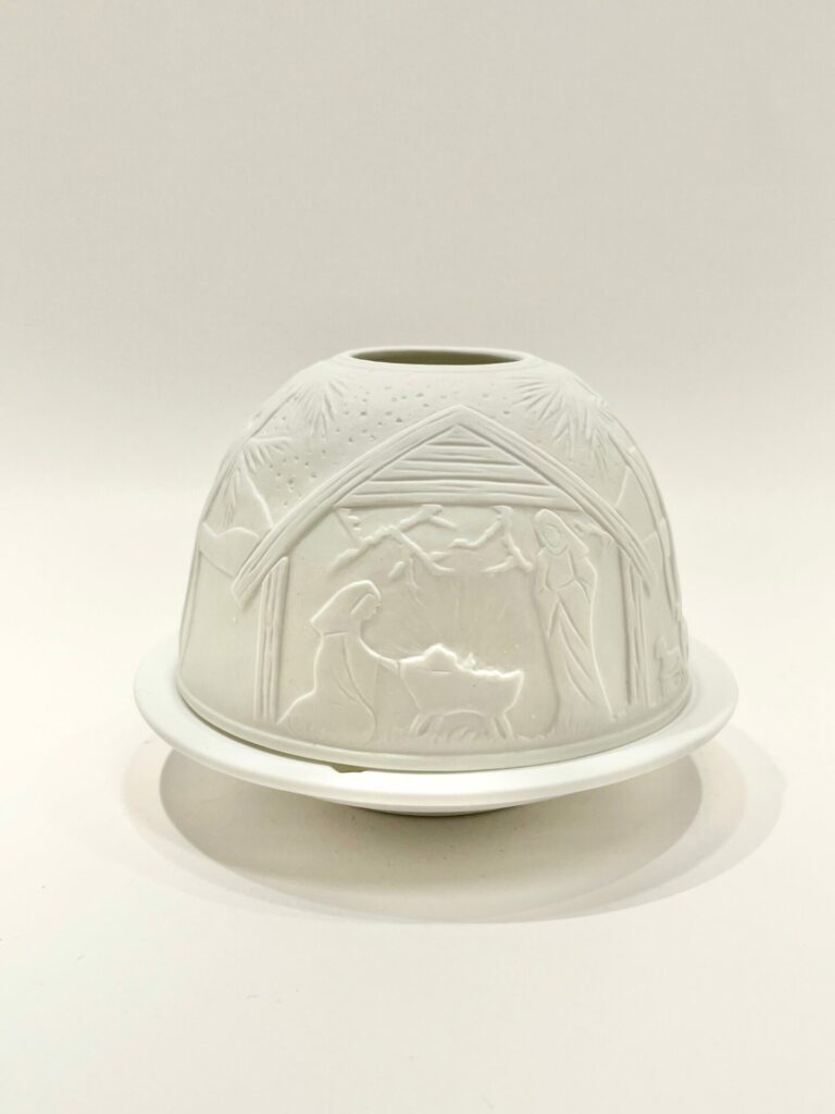 PHOTOPHORE STARLIGHT PORCELAINE FLOCONS C