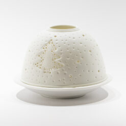 PHOTOPHORE STARLIGHT PORCELAINE SAPIN C