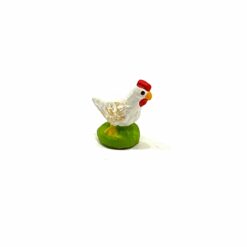 POULE BLANCHE 4CM DIDIER