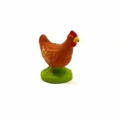 POULE ROUSSE 10CM DIDIER