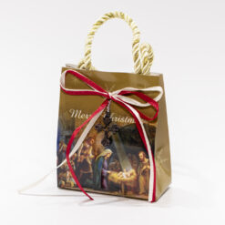 SAC MUSICAL CRECHE MARRON Dimension sac 9X7,5cm