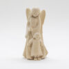 STATUE BOIS NATUREL ANGE 8CM FILLE PT