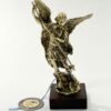 STATUE EN BRONZE ST MICHEL 8CM PT