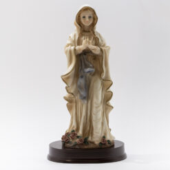 STATUE VIERGE NOTRE DAME DE LOURDES 25CM